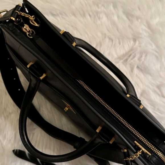Metier London Black Leather Purse Strap - Picture 6 of 6